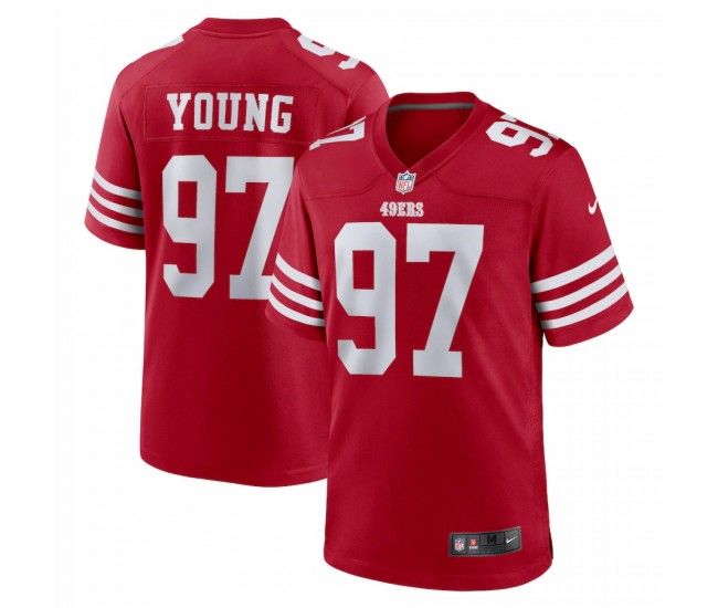 San Francisco 49ers Bryant Young Men's Nike Scarlet Retired Player Game Jersey